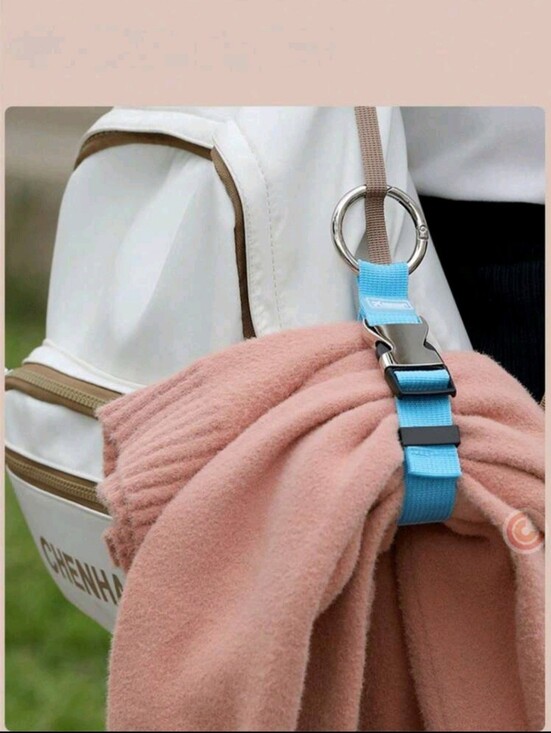 Other - Travel Luggage Strap Clip, Backpack Jacket Holder, Key Ring - NIP